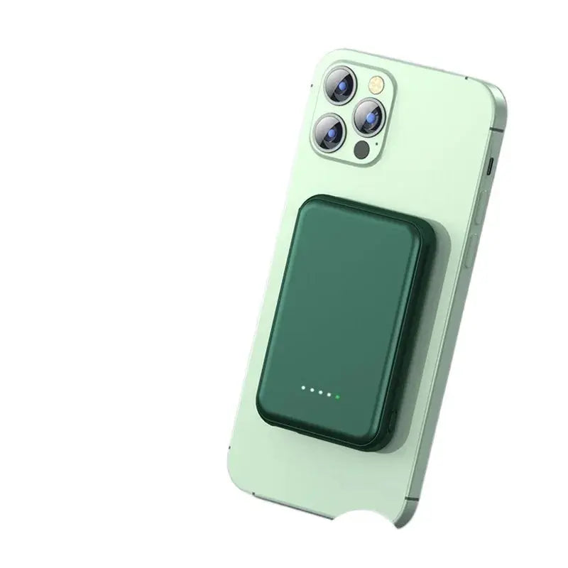 5000mAh Magnetic Wireless Power Bank Phone Charger For iphone 13 12 13Pro 12Pro Max sacodise.com