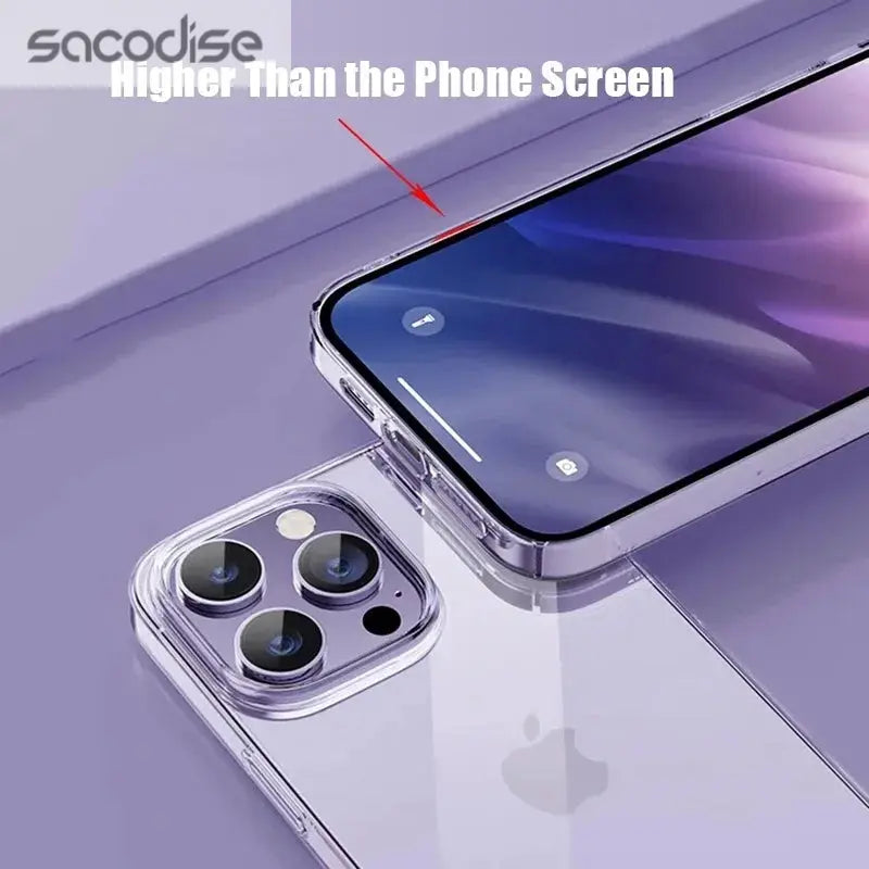 Clear Phone Case for iPhone sacodise.com