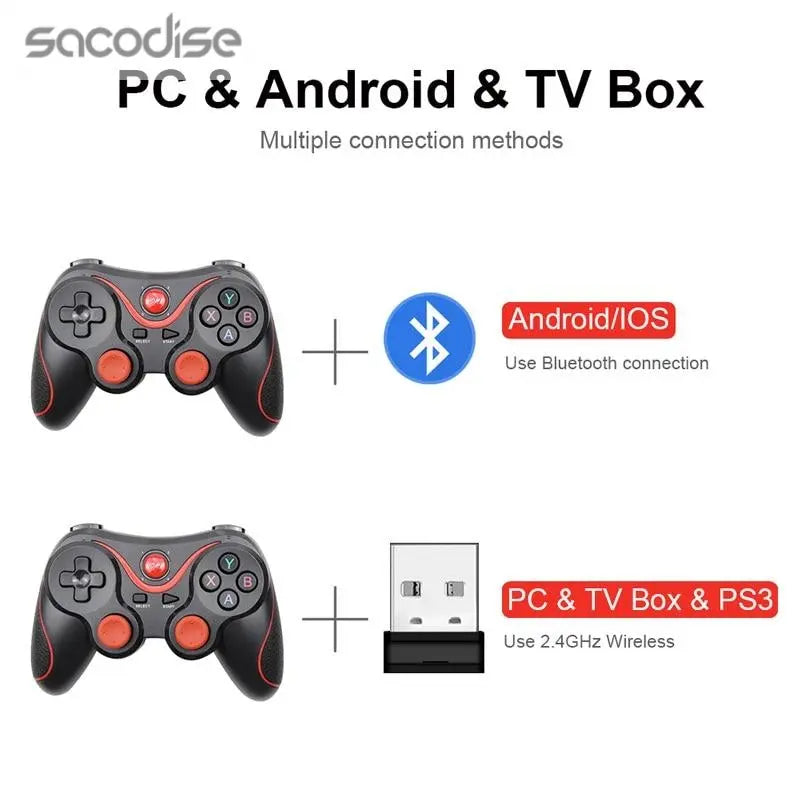 Dragon TX3 Wireless Bluetooth Mobile Gaming Controller for Android Yellow Pandora