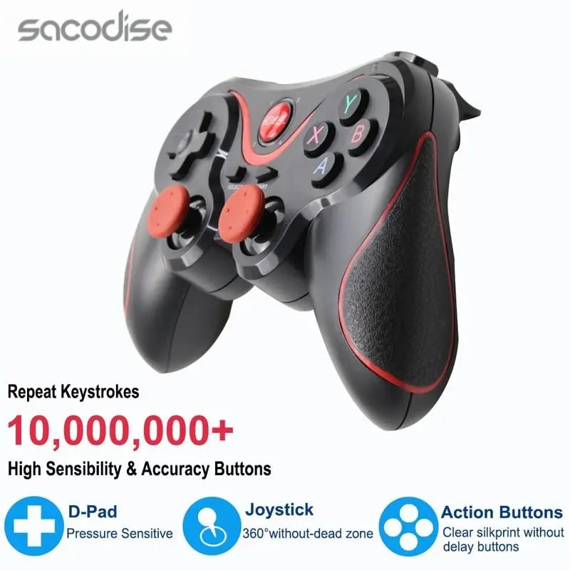 Dragon TX3 Wireless Bluetooth Mobile Gaming Controller for Android Yellow Pandora