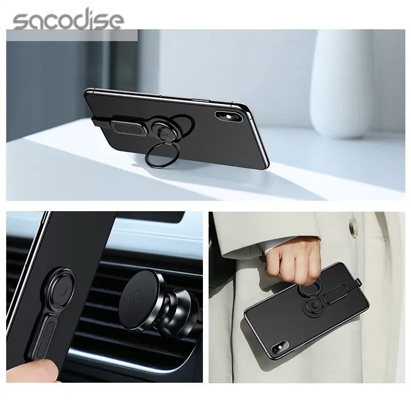 Dual Port Phone Ring Holder Adapter for Lightning Jack Adapter Teal Simba
