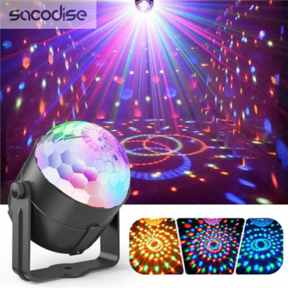 LED Party Projector Light with Sound Activation Yellow Pandora