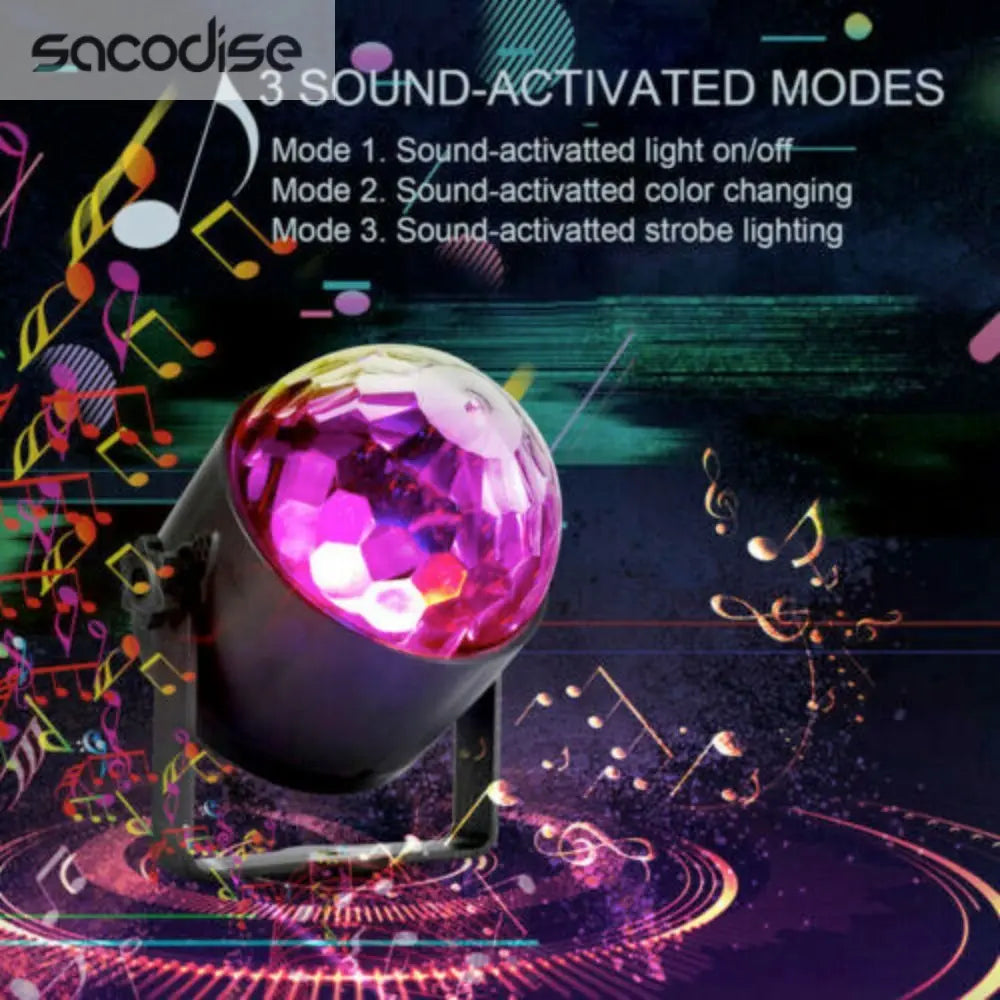 LED Party Projector Light with Sound Activation Yellow Pandora