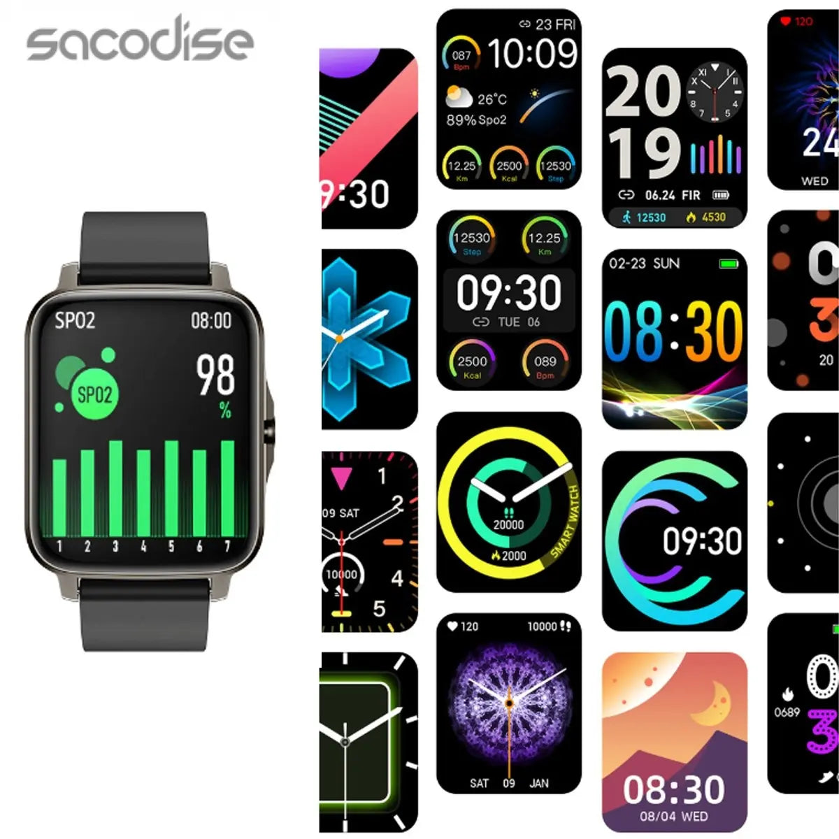 Lifestyle Smart Watch Heart Health Monitor And More Salmon Lucky