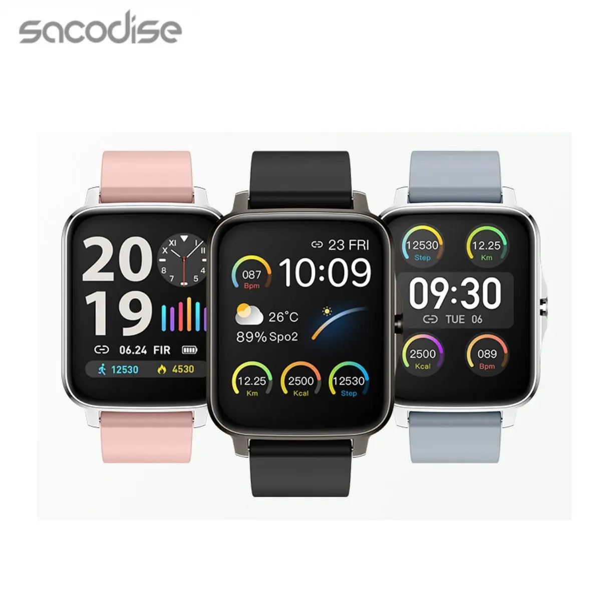 Lifestyle Smart Watch Heart Health Monitor And More Salmon Lucky