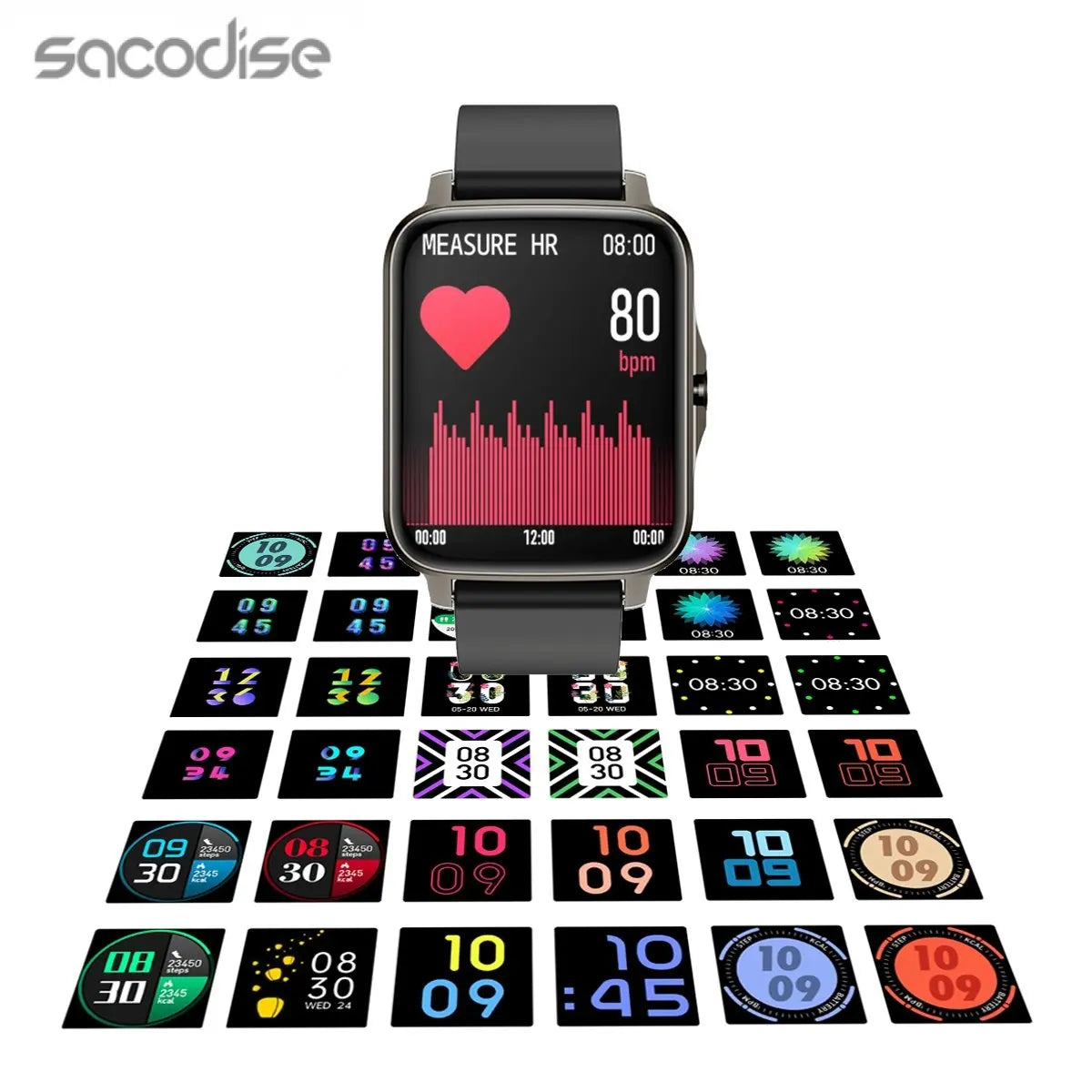 Lifestyle Smart Watch Heart Health Monitor And More Salmon Lucky