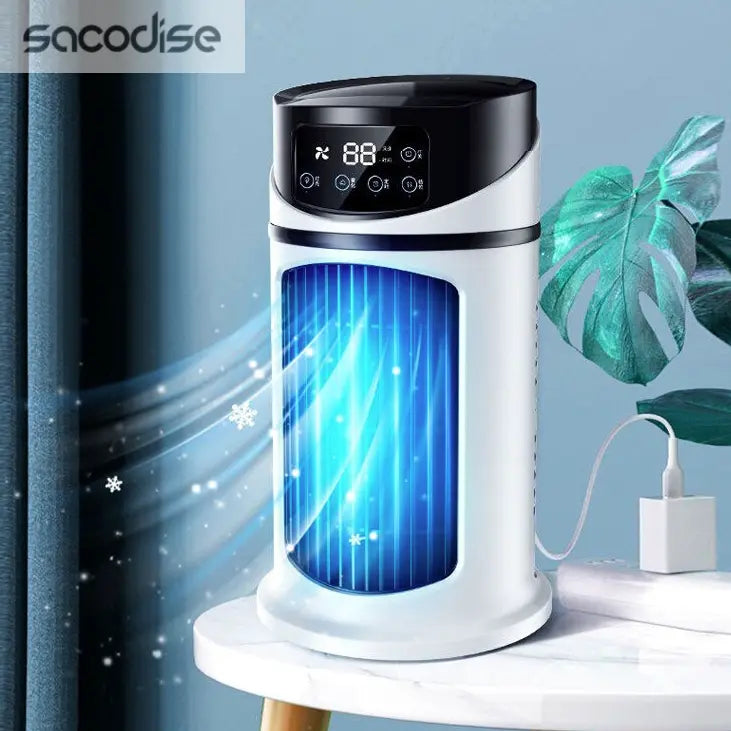 Mini Portable Water Air Cooling Fan Yellow Pandora