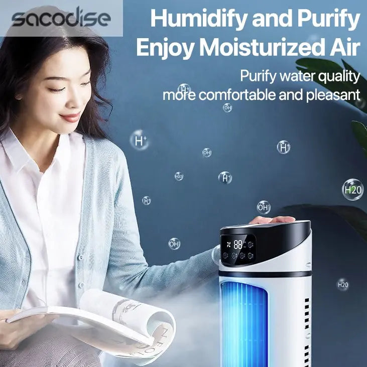 Mini Portable Water Air Cooling Fan Yellow Pandora