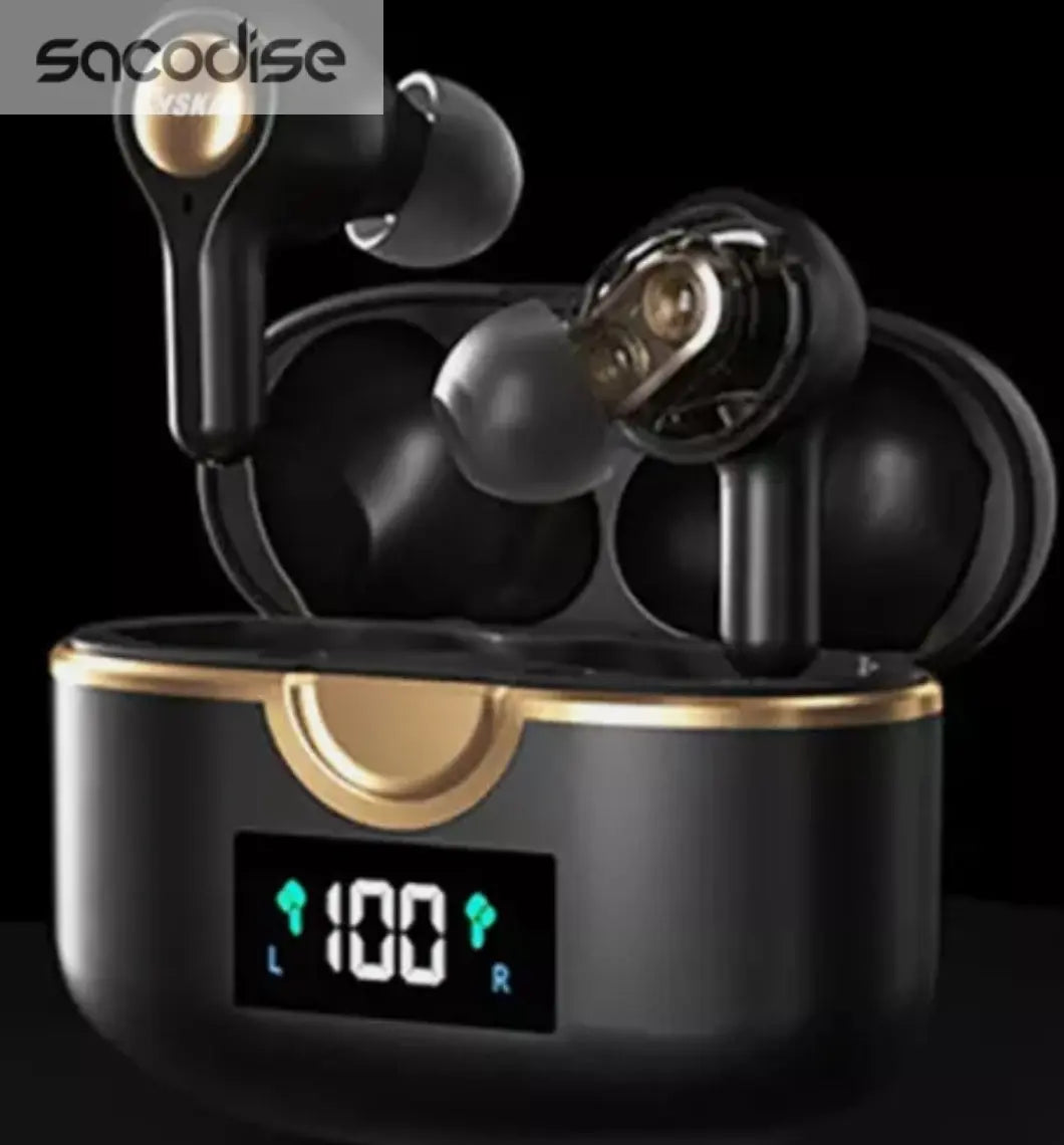 Ninja Dragon Power Bass Touch Bluetooth 5.0 T22PRO Earbuds Yellow Pandora
