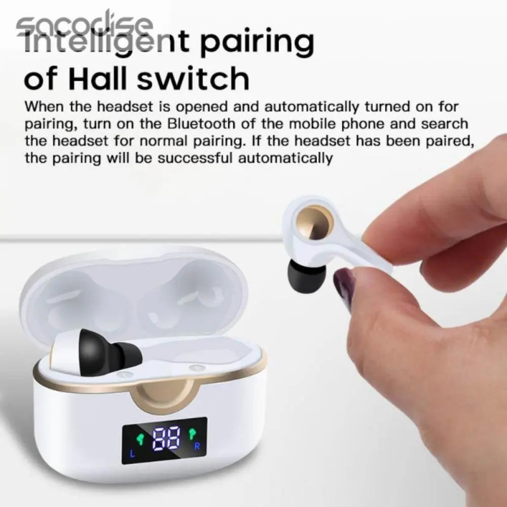 Ninja Dragon Power Bass Touch Bluetooth 5.0 T22PRO Earbuds Yellow Pandora