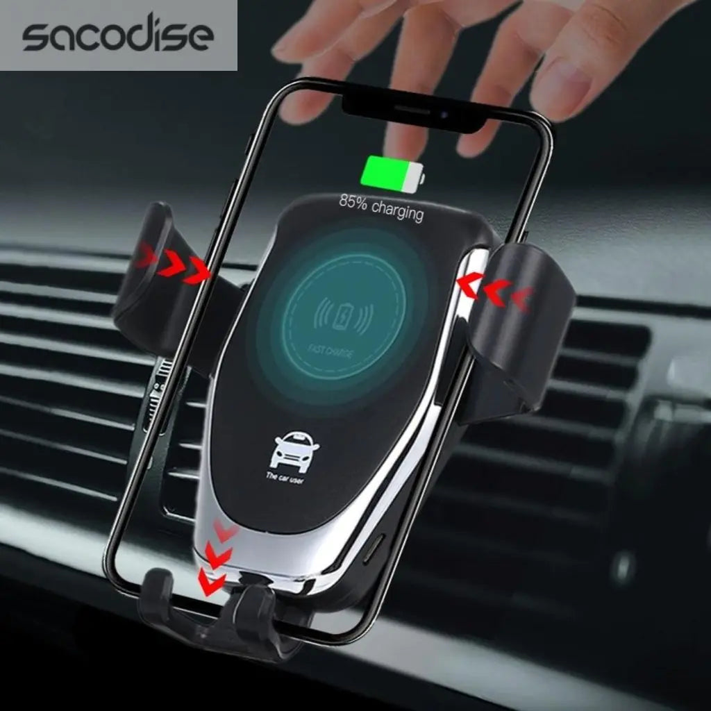 Ninja Dragon QI X Universal Wireless Charger with Car Mount Holder Yellow Pandora