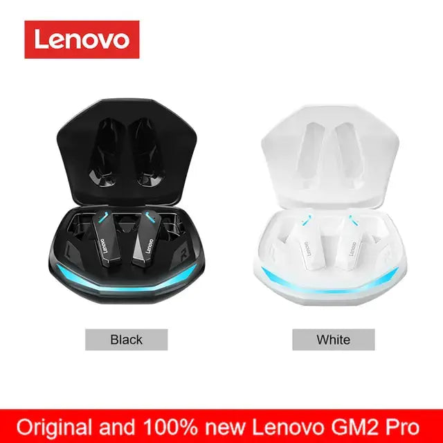 Original Lenovo GM2 Pro 5.3 Earphone Bluetooth Wireless Earbuds Low Latency Headphones HD Call Dual Mode Gaming Headset With Mic sacodise.com