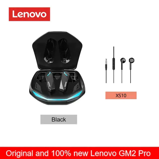 Original Lenovo GM2 Pro 5.3 Earphone Bluetooth Wireless Earbuds Low Latency Headphones HD Call Dual Mode Gaming Headset With Mic sacodise.com