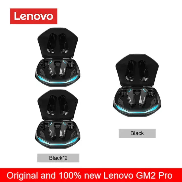 Original Lenovo GM2 Pro 5.3 Earphone Bluetooth Wireless Earbuds Low Latency Headphones HD Call Dual Mode Gaming Headset With Mic sacodise.com