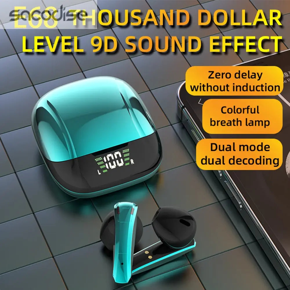 Wireless TWS Gaming Bluetooth 5.0 Earphones With Microphone Lilac Milo