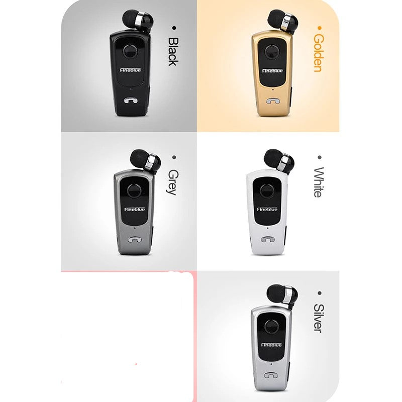 Wear Clip Wireless CSR Bluetooth Handsfree Headset for Driving Lilac Milo