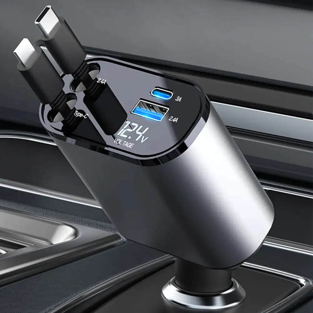 Retractable Car Charger sacodise.com