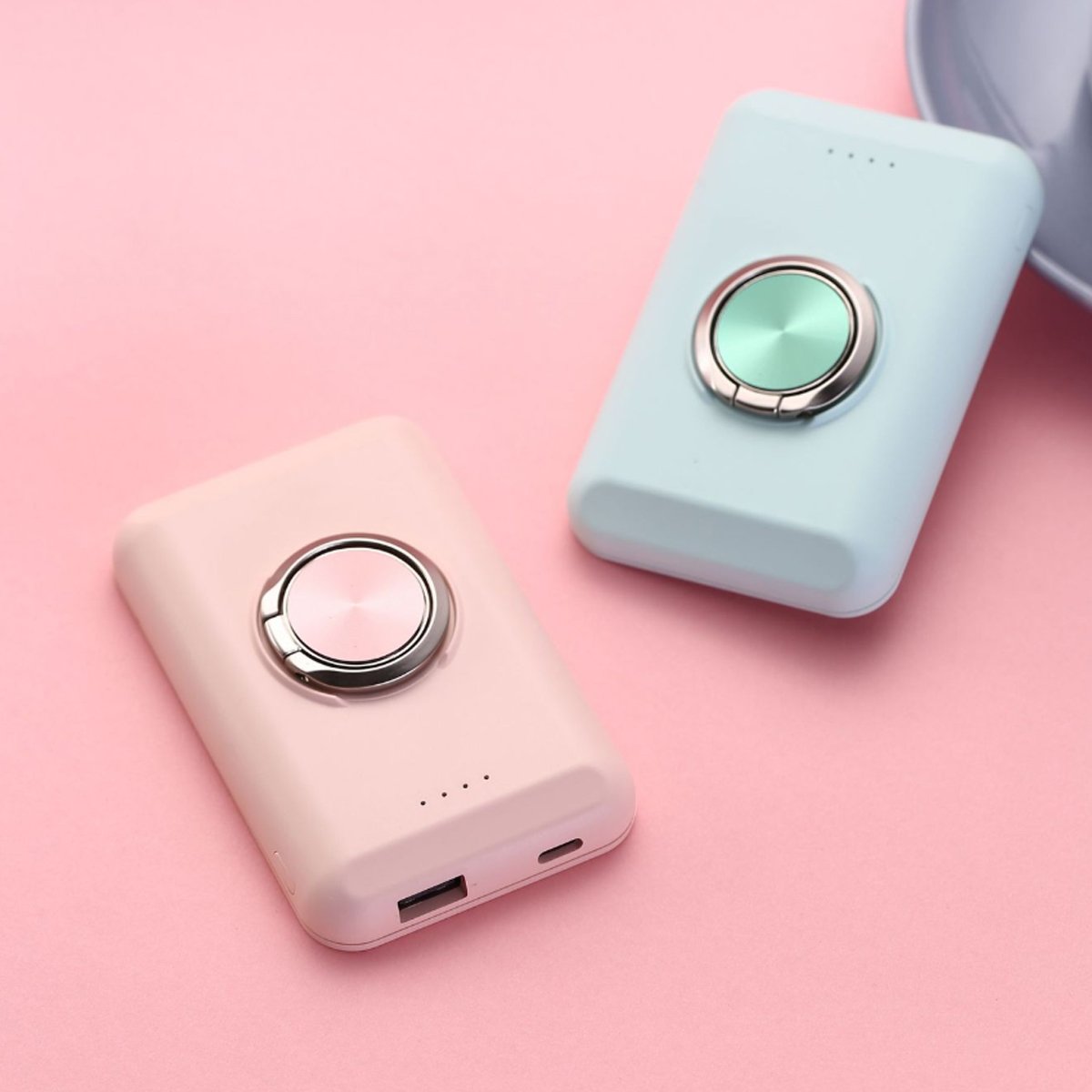 Wireless Magnetic Charger And Power Bank For iPhone 12 Salmon Lucky