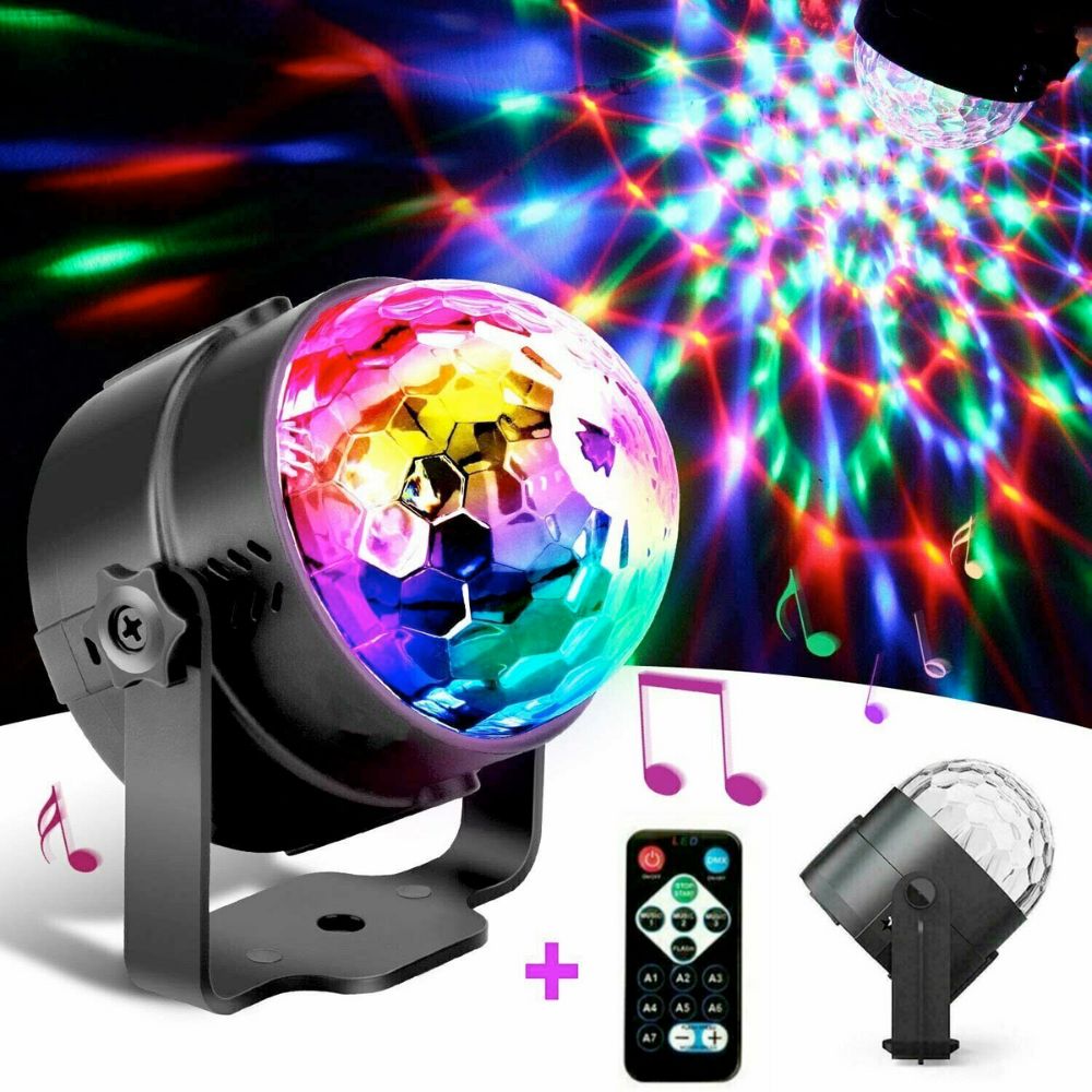 LED Party Projector Light with Sound Activation Yellow Pandora