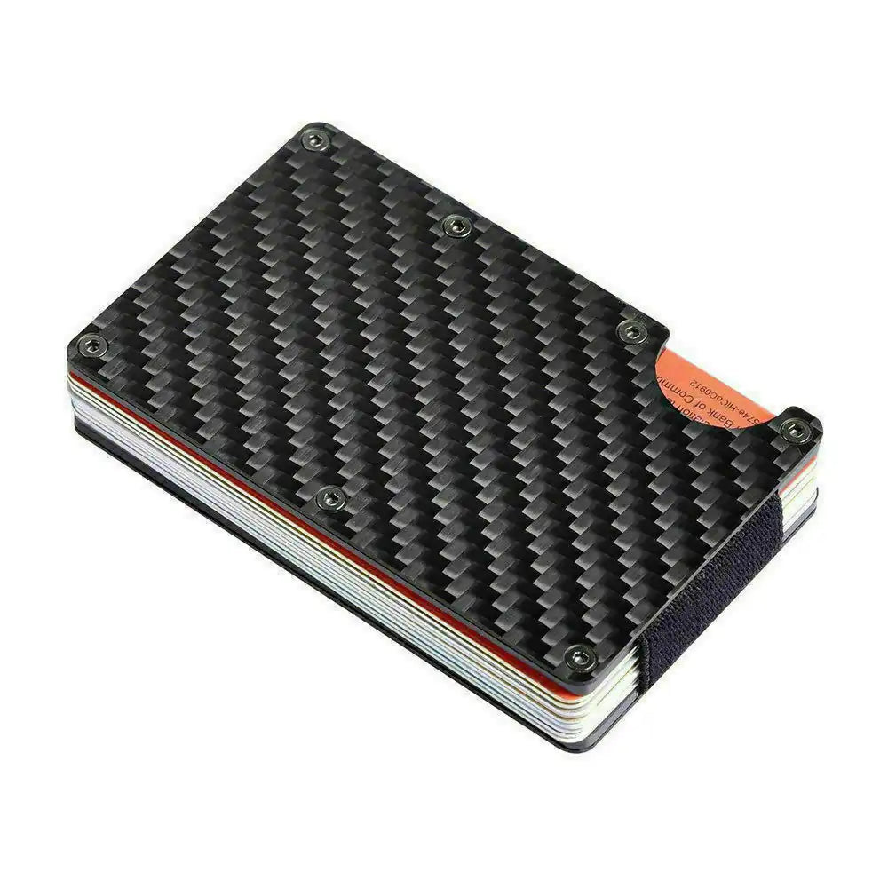 Men's RFID Blocking Carbon Fiber Wallet sacodise.com