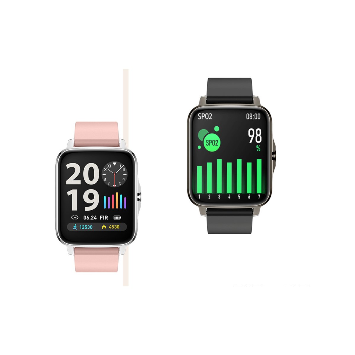 Lifestyle Smart Watch Heart Health Monitor And More Salmon Lucky