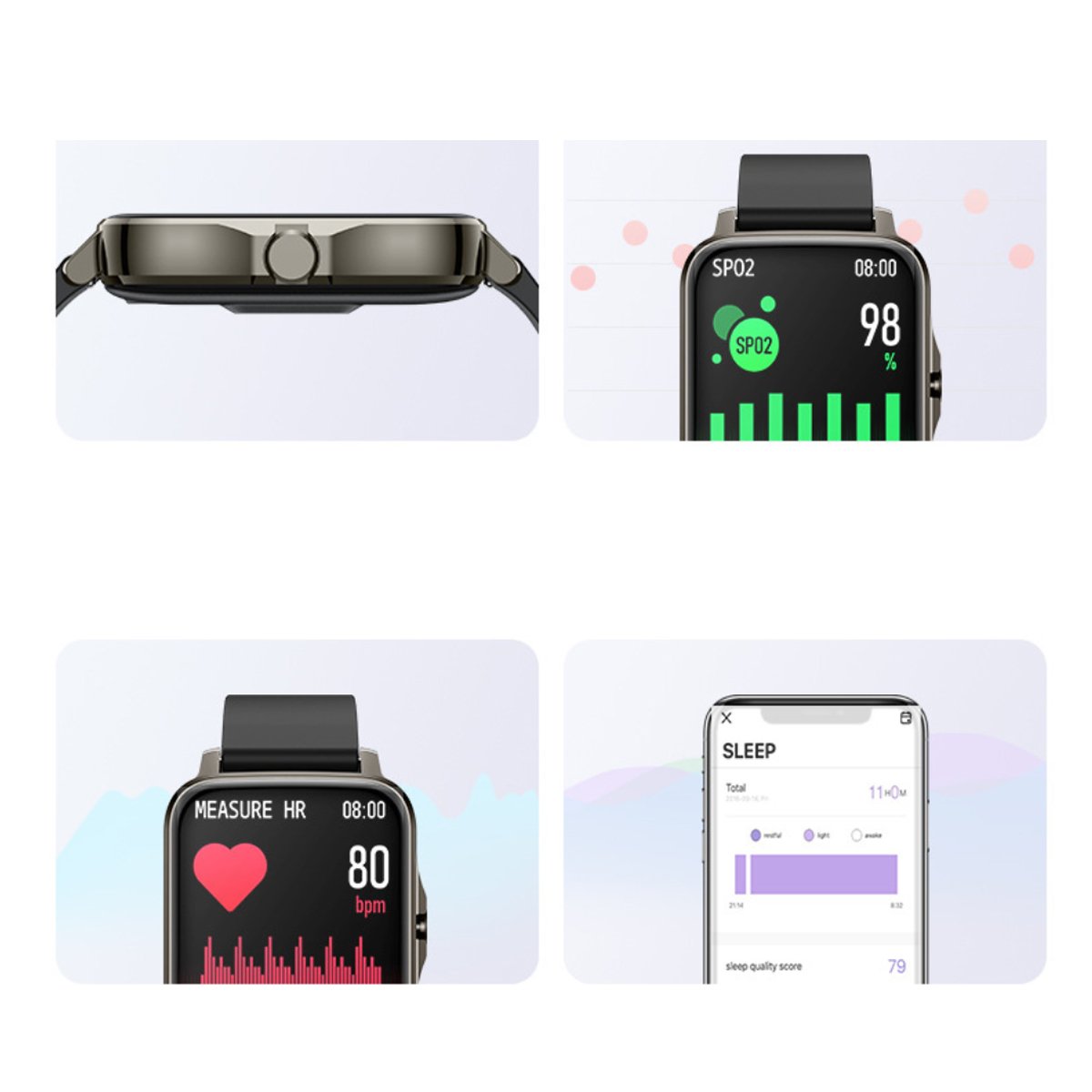 Lifestyle Smart Watch Heart Health Monitor And More Salmon Lucky