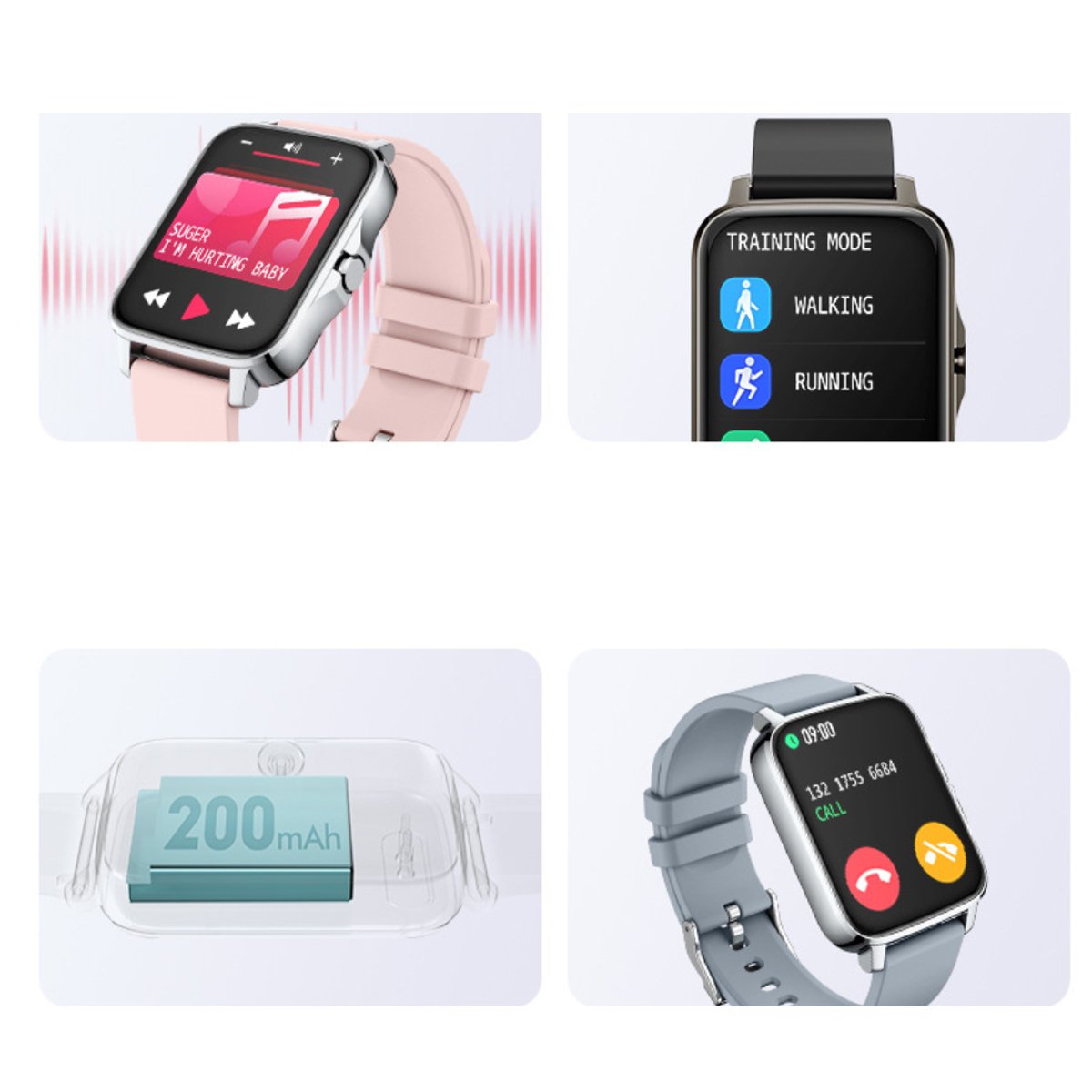 Lifestyle Smart Watch Heart Health Monitor And More Salmon Lucky