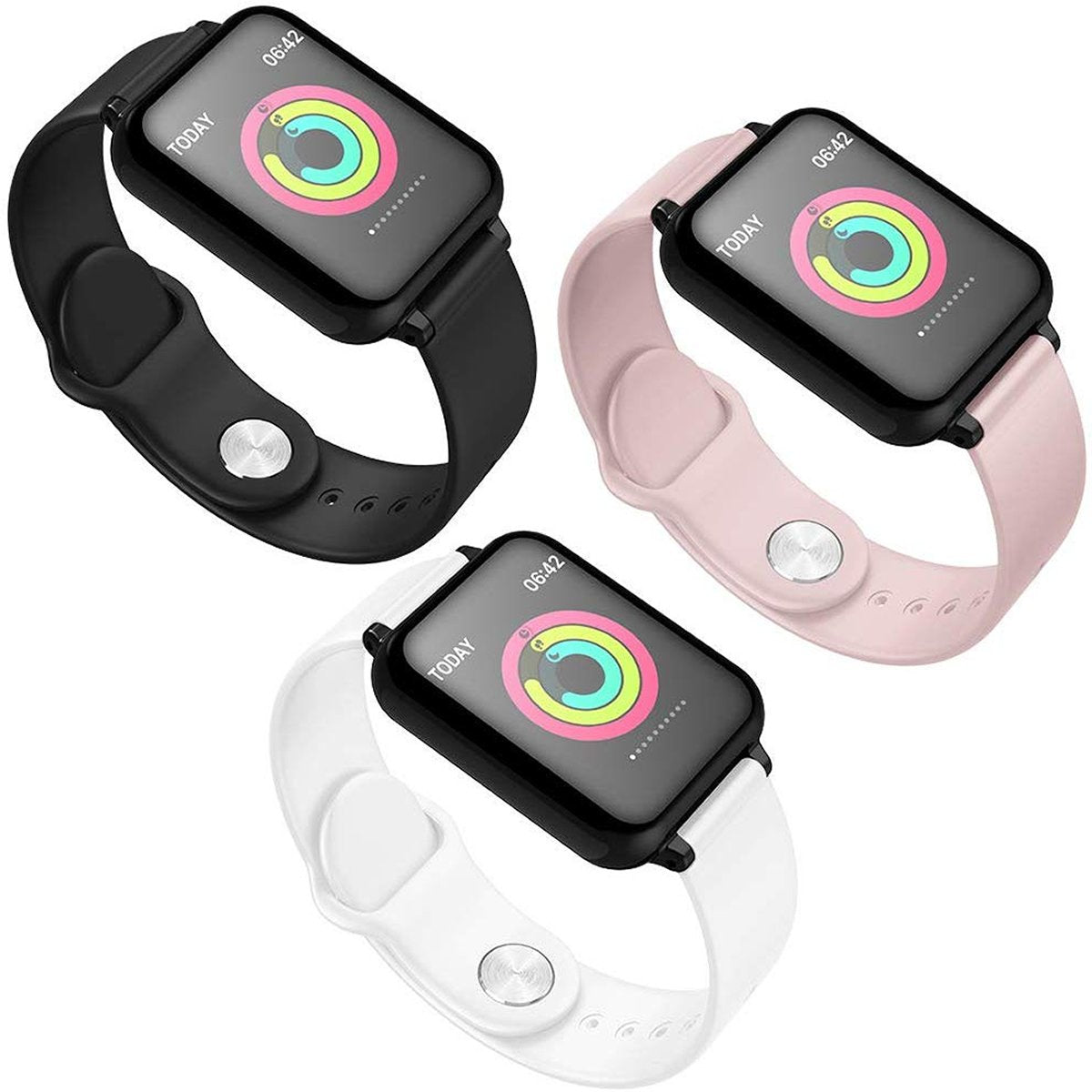 Smart Fit Total Wellness And Sports Activity Watch Salmon Lucky