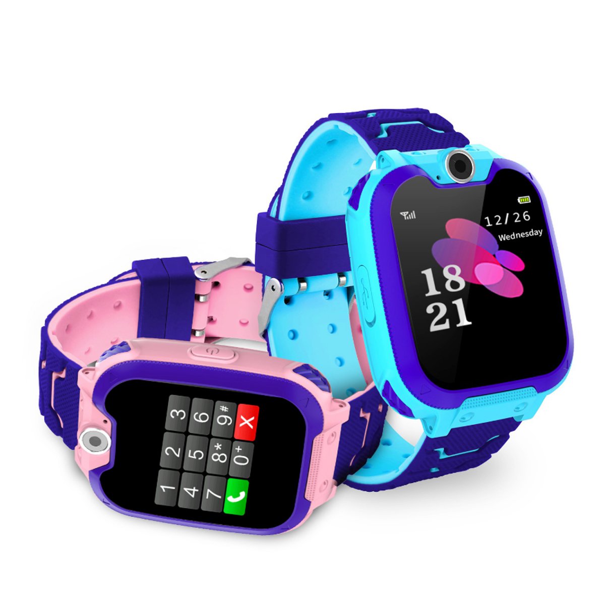 Kid's Tick Tack Fun Smart Watch Salmon Lucky