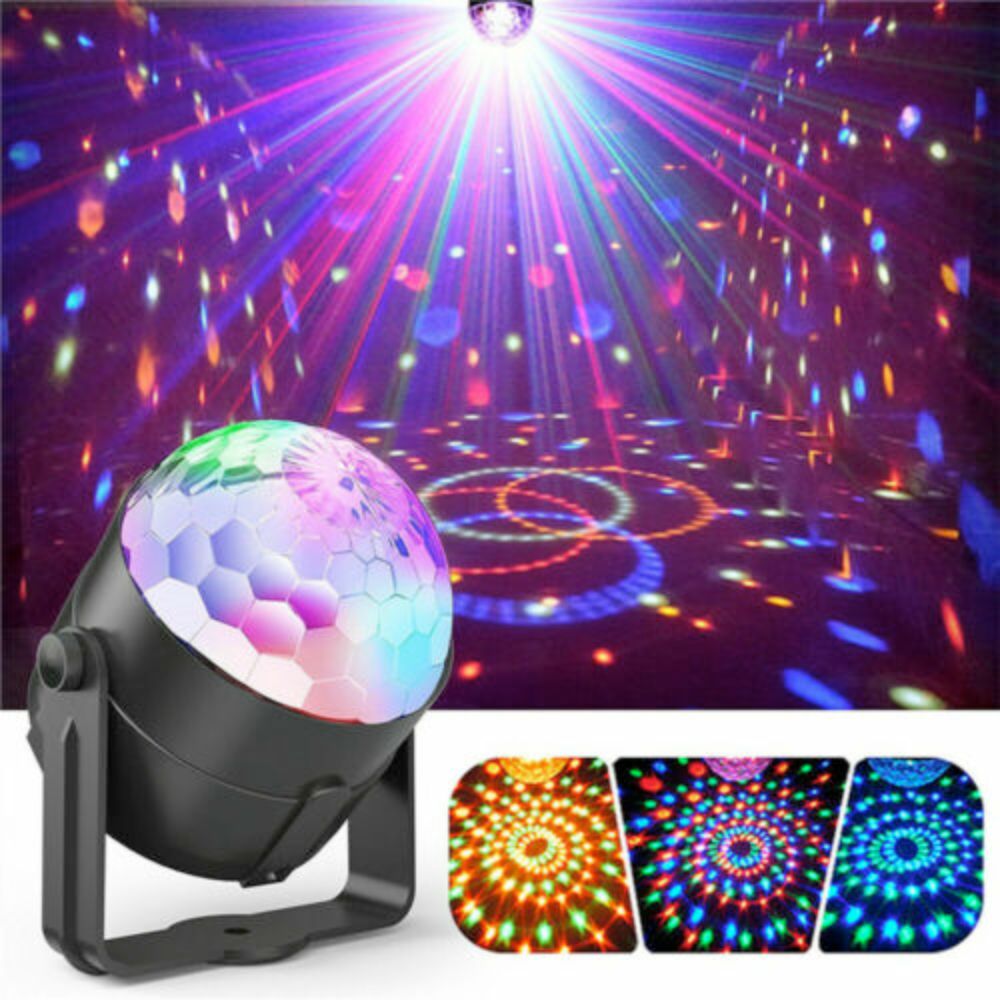 LED Party Projector Light with Sound Activation Yellow Pandora