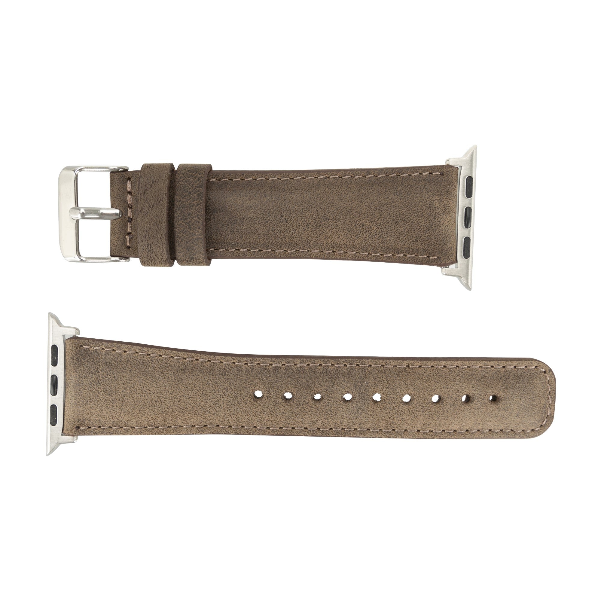 Jackson Leather Bands for Apple Watch 9, Ultra 2 & SE Chocolate Crius