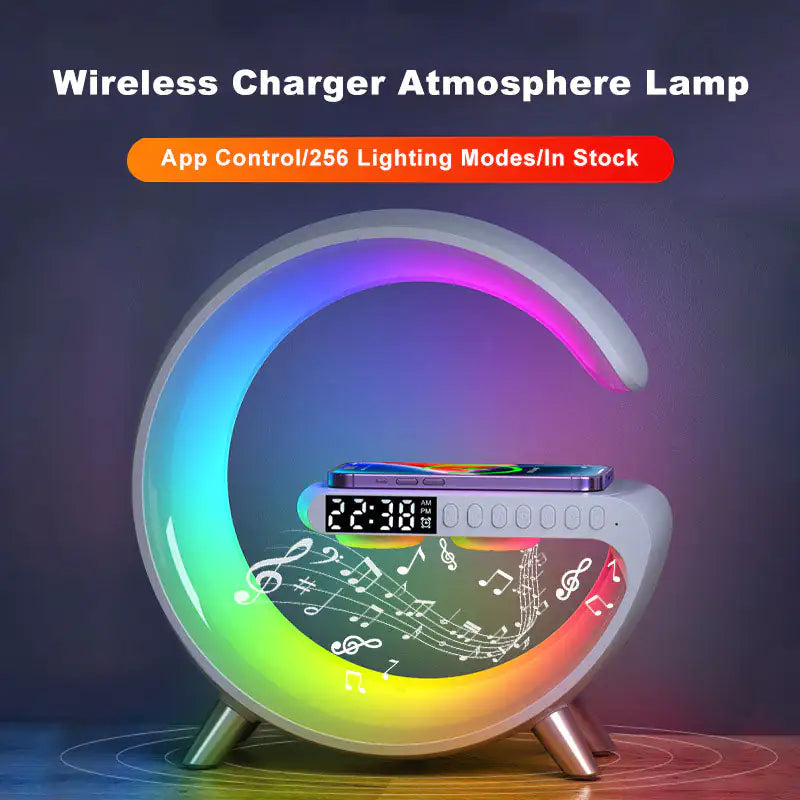 Bluetooth Speaker Wireless Charger Lamp sacodise.com