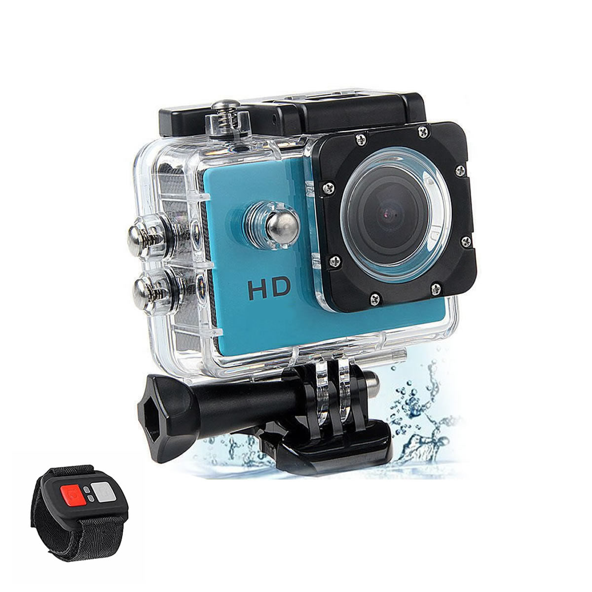 4K  Waterproof All Digital UHD WiFi Camera + RF Remote And Accessories Salmon Lucky