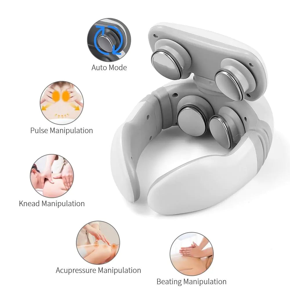 Electric Intelligent Neck Shoulder Massager sacodise.com