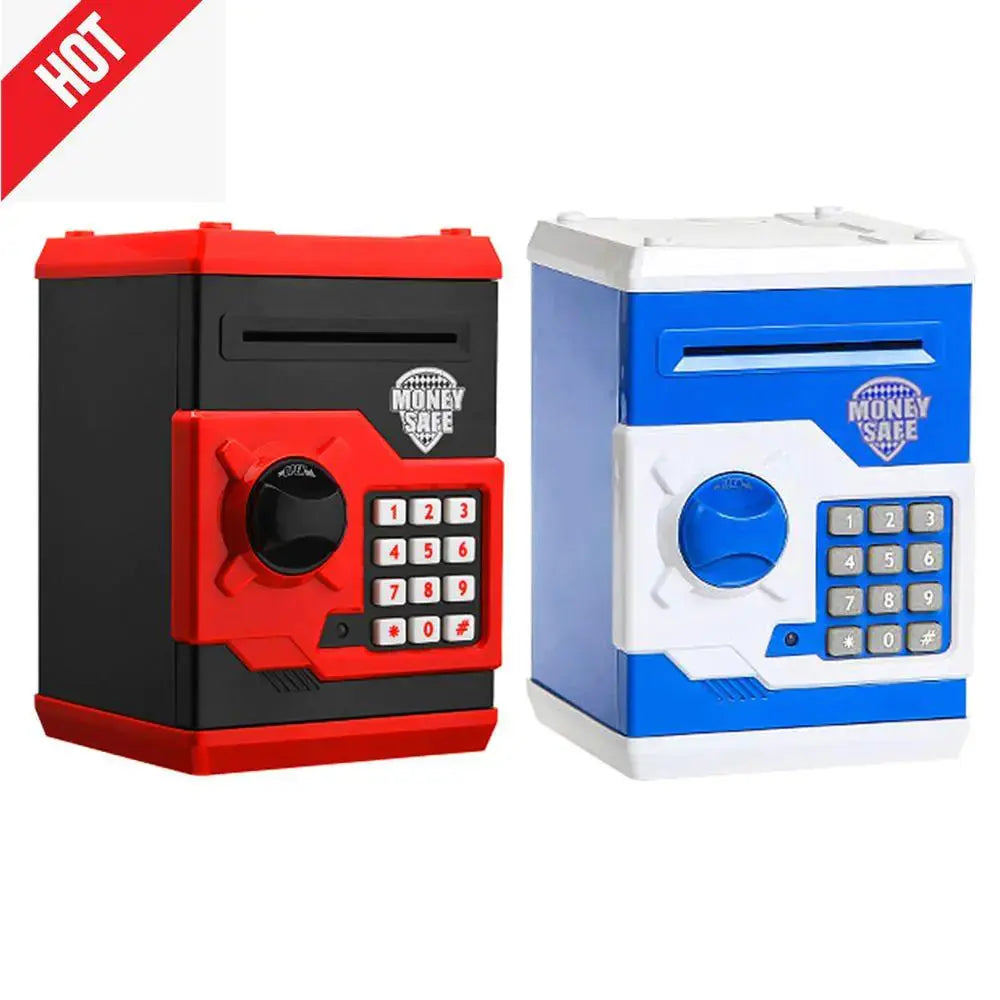 Electronic Piggy Bank ATM Mini Money Box Safety Password Chewing Coin Cash Deposit Machine Christmas Gift for Children Kids sacodise.com