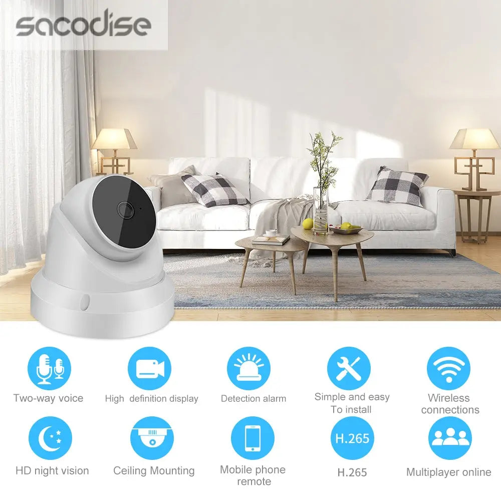 IP WiFi Camera Baby Monitor Home Security Camera Teal Simba