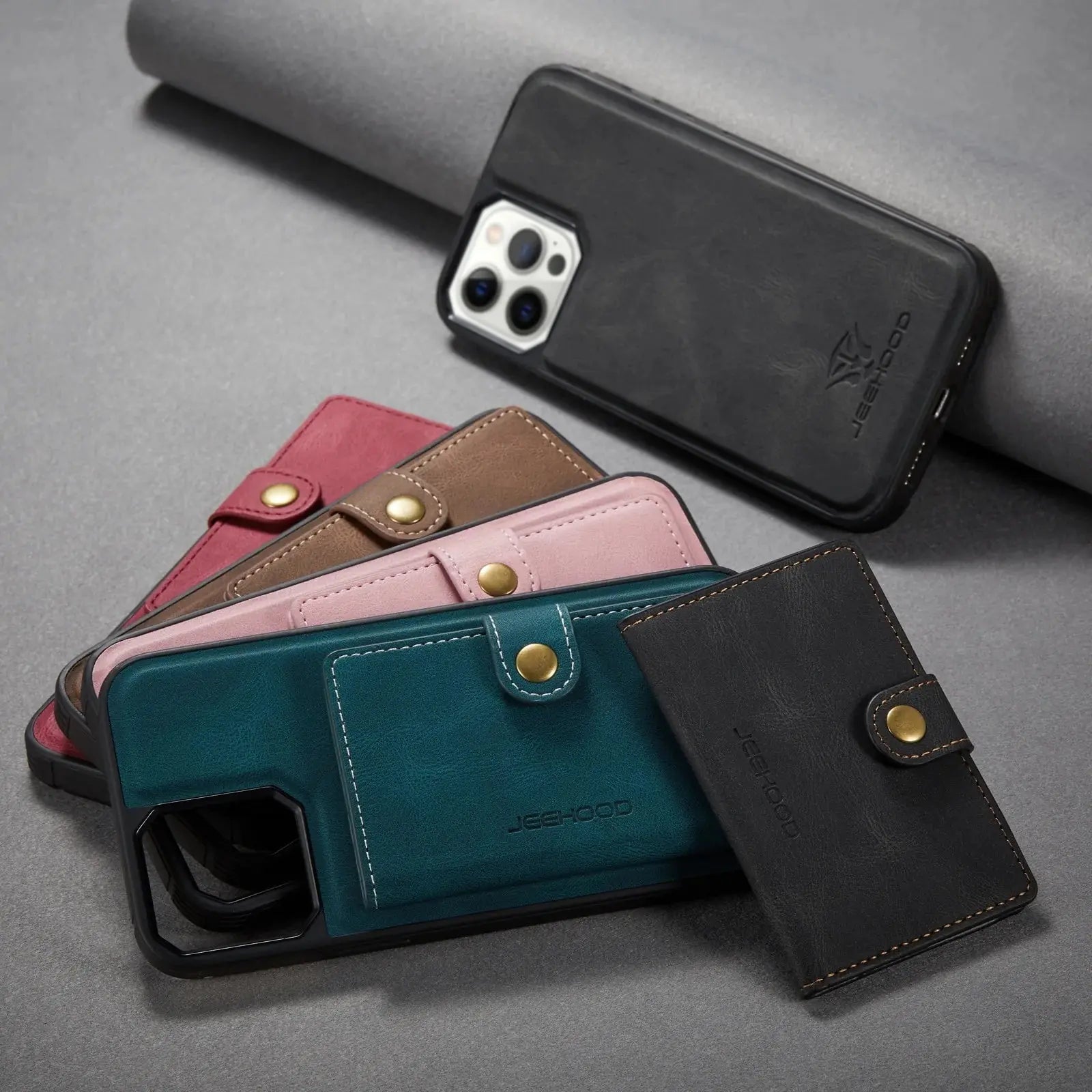 Luxury Magnetic Safe Leather Case For iPhone sacodise.com