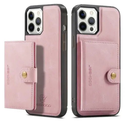 Luxury Magnetic Safe Leather Case For iPhone sacodise.com