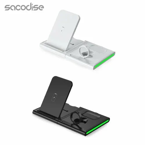 Magnetic Power Tiles 4 In 1 Wireless Charging Station Salmon Lucky