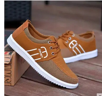 Men Canvas Shoes Trend Lace sacodise.com