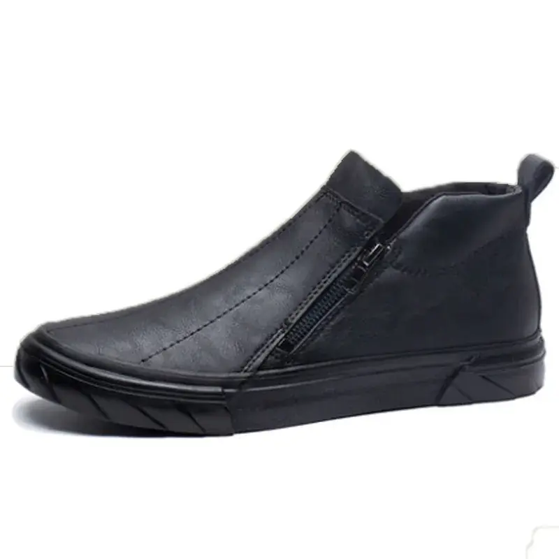 Men Vulcanized Leather Loafer Shoes sacodise.com