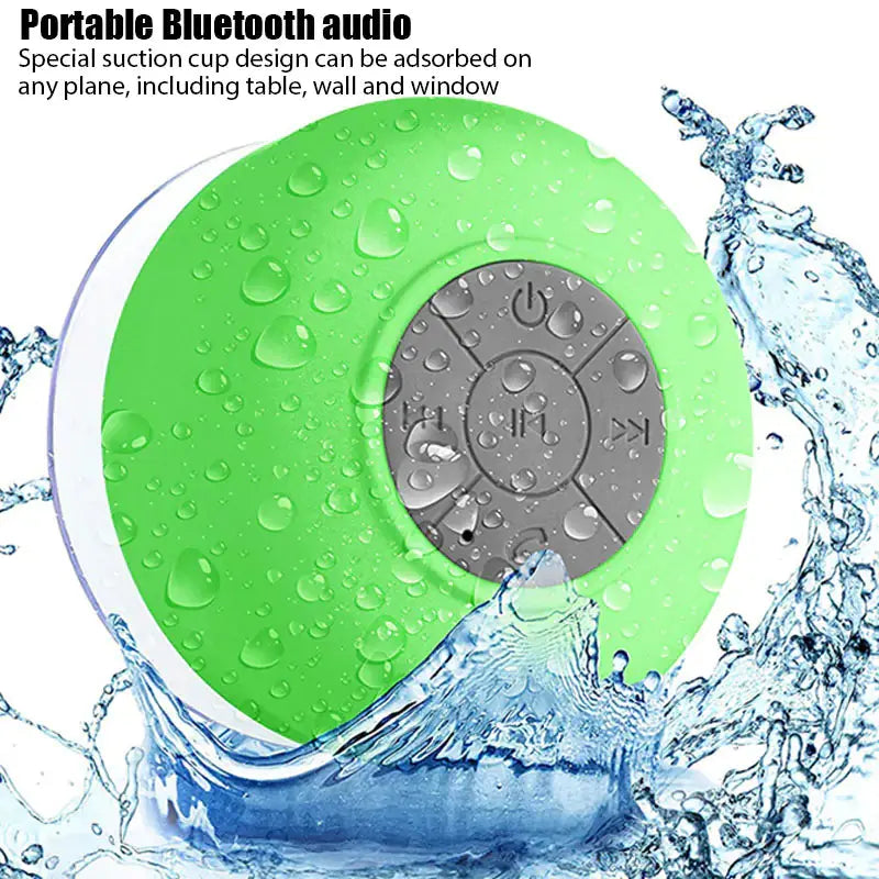 Mini Bluetooth Speaker Portable Waterproof Wireless Handsfree Speakers for Showers Bathroom Sucker Bluetooth Speaker Sound Box sacodise.com