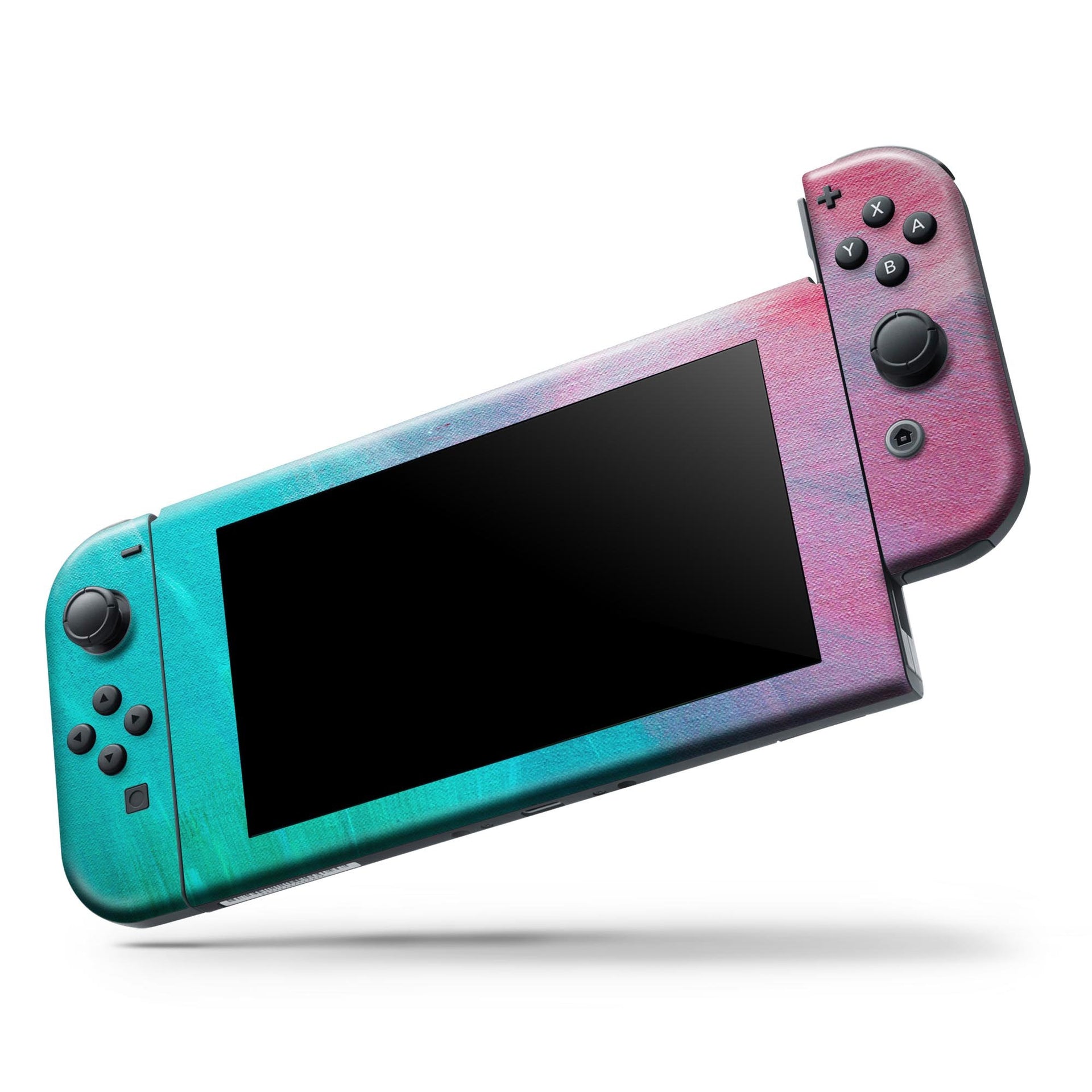 Pastel Marble Surface - Full Body Skin Decal Wrap Kit for Nintendo Blue Leto