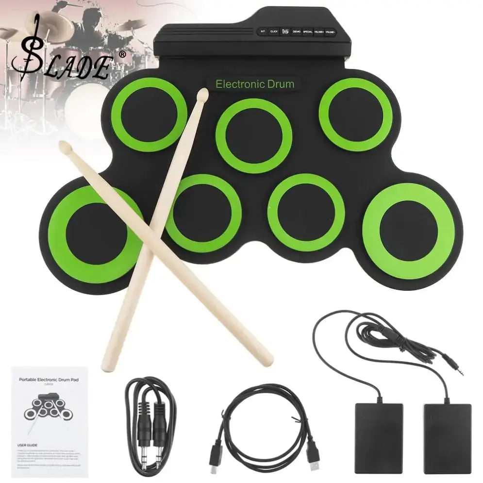 Portable Electronic Drum Pad sacodise.com