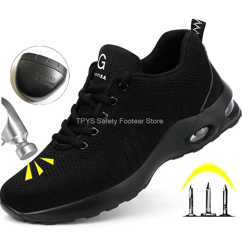 Puncture Proof Safety Shoes for Men sacodise.com