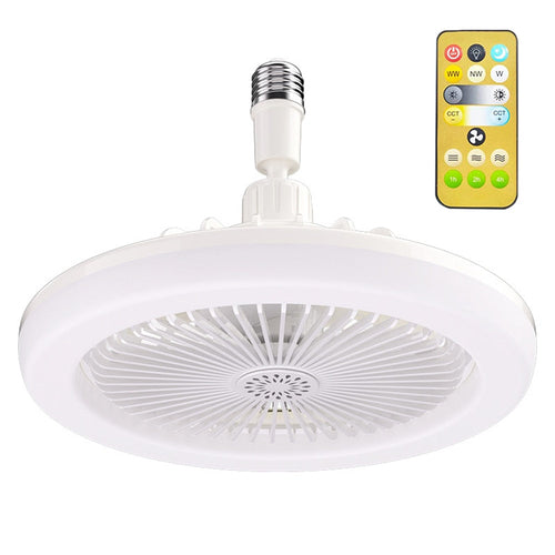 Modern LED Ceiling Fan with Light and Remote Control Yellow Pandora