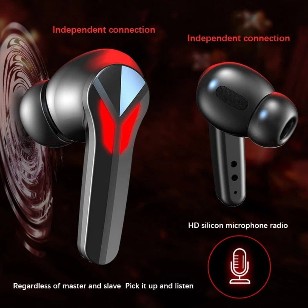 Dragon Red Flame Bluetooth Earbuds Yellow Pandora