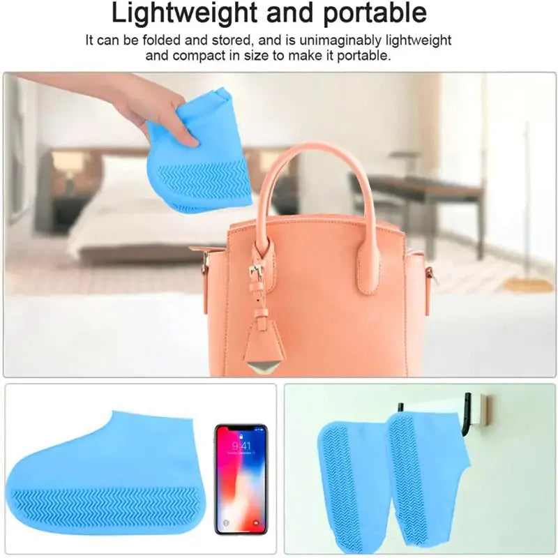 Silicone Waterproof Non-slip Shoe Cover sacodise.com