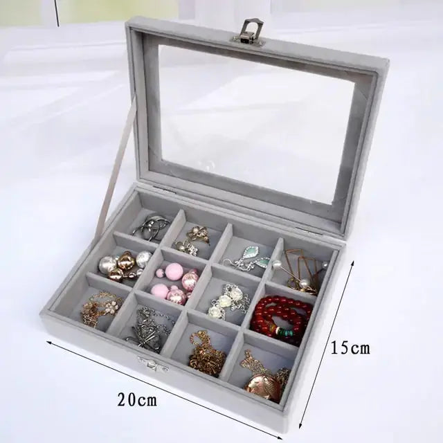 Velvet Jewelry Organizer sacodise.com