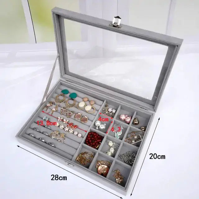 Velvet Jewelry Organizer sacodise.com